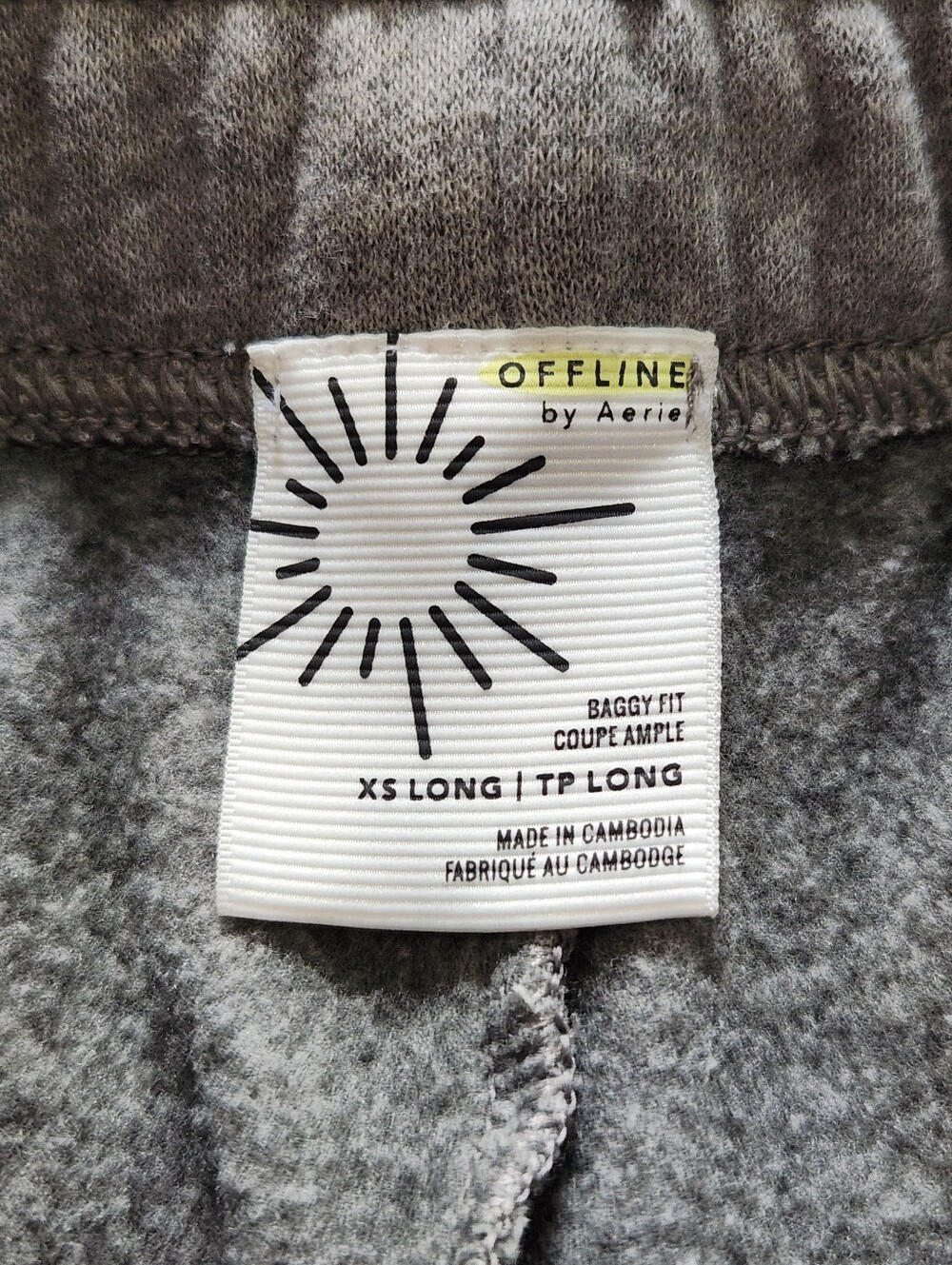 Offline By Aerie Cloud Fleece Baggy Jogger - XS Long - Picture 2 of 7